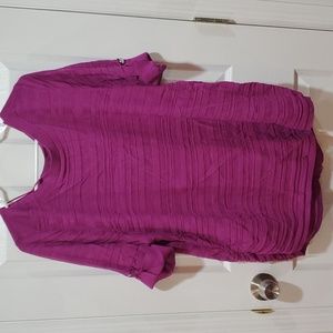 2x short sleeve purple shirt